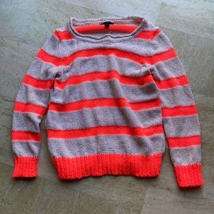 Jcrew scoop neck stripped sweater